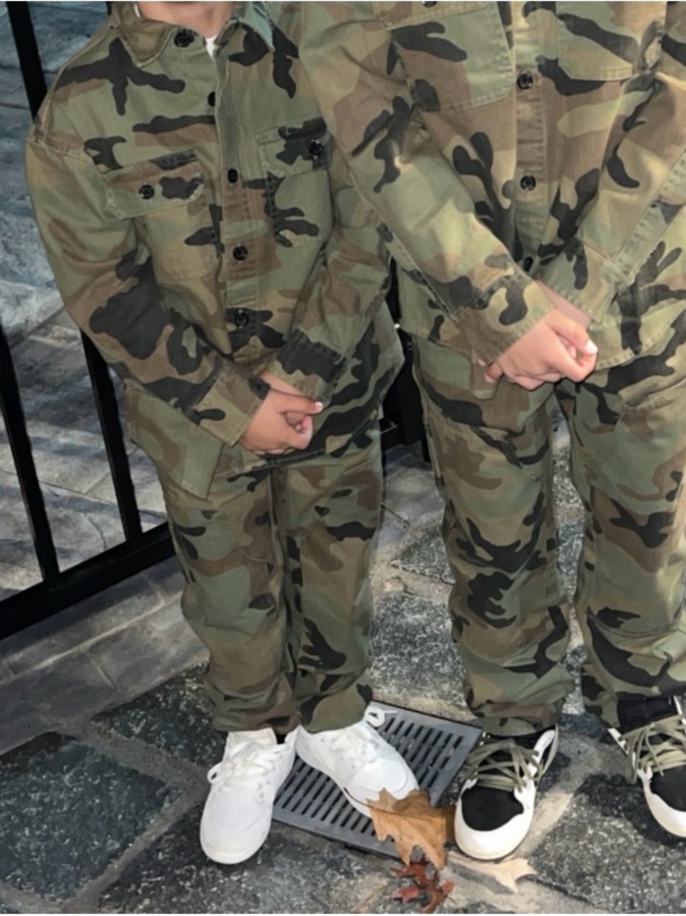 GAP Kids Green Camouflage Cargo Set
